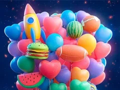 Peli Merge 3D - Match 3 Balloons verkossa