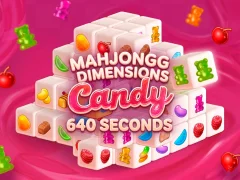 Peli Mahjongg Dimensions Candy 640 seconds verkossa