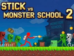 Peli Stick vs Monster School 2 verkossa