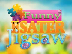 Peli Funny Easter Jigsaw verkossa