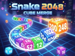 Peli Snake 2048: Cube Merge verkossa