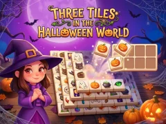 Peli The Three Tiles in the Halloween World verkossa