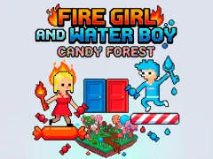Peli Fire Girl and Water Boy Candy Forest verkossa
