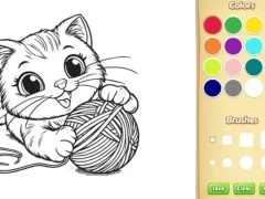 Peli Cat Coloring Book verkossa