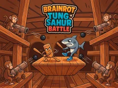 Peli Brainrot Tung Sahur Battle verkossa