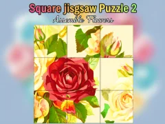Peli Square jigsaw Puzzle 2  Assemble Flowers verkossa
