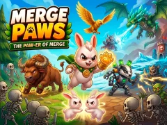 Peli Merge Paws verkossa