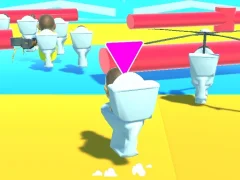 Peli Fall Boys Skibidi Toilet verkossa