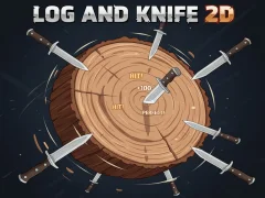 Peli Log And Knife 2D verkossa