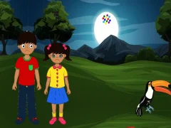 Peli Siblings Escape From Dark Forest verkossa