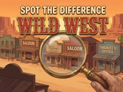 Peli Spot The Difference Wild West verkossa