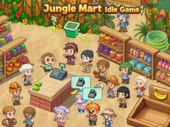 Peli Jungle Mart idle game verkossa