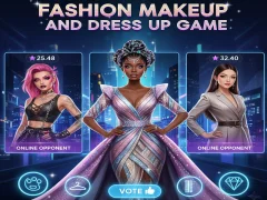 Peli Fashion Makeup And Dress Up Game verkossa