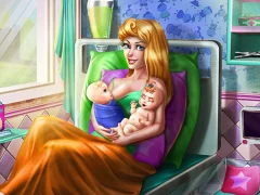 Peli Sleepy Princess Twins Birth verkossa