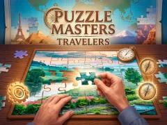 Peli Puzzle Masters: Travelers verkossa