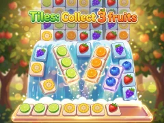 Peli Tiles: Collect 3 fruits verkossa