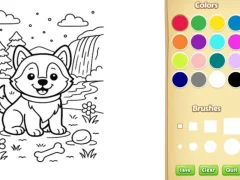 Peli Dog Coloring Book verkossa