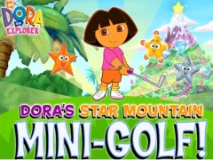 Peli Dora The explorer Dora's Star Mountain Mini-Golf verkossa