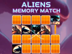 Peli Aliens Memory Match verkossa