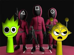 Peli Squid Game Sprunki FNF Battle verkossa