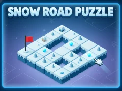 Peli Snow Road Puzzle verkossa