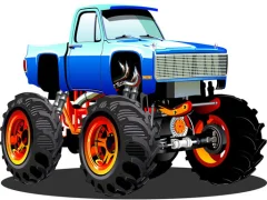 Peli Monster Truck Puzzle verkossa