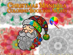 Peli Christmas Mandala Coloring Book for Adults verkossa