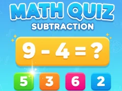 Peli Math Quiz - Subtraction verkossa