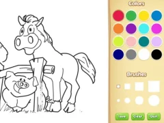 Peli Farm Animals Coloring Book for Kids verkossa