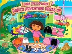 Peli Dora The explorer Dora's Adventure Dress Up verkossa