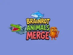 Peli Brainrot Animals Merge verkossa