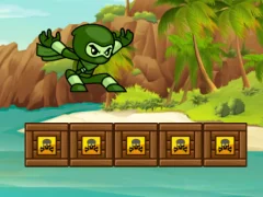 Peli Green Ninja Run verkossa