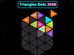 Peli Triangles Dots 2048 verkossa
