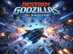 Peli Destroy Godzillas: 3D Shooter verkossa