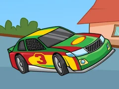 Peli Speed Cars Jigsaw verkossa