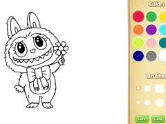Peli Labubu Doll Coloring Book for Kids verkossa