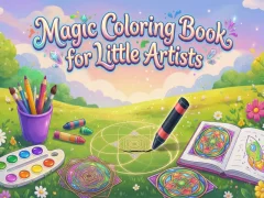Peli Magic Coloring Book for Little Artists verkossa