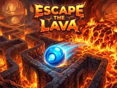 Peli Escape the lava verkossa