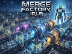 Peli Merge Factory Idle verkossa