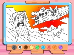Peli Coloring Book: Bombardino Crocodilo verkossa