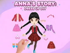 Peli Anna's Story: Dress Up DIY verkossa