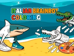 Peli Italian Brainrot Coloring verkossa
