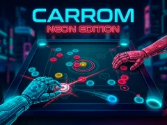 Peli Carrom Neon Edition verkossa