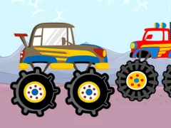 Peli Fun Monster Trucks Jigsaw verkossa