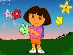 Peli Dora The explorer Dora's Star Catching verkossa