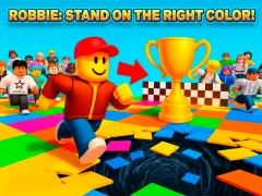 Peli Robbie: Stand on the Right Color! verkossa