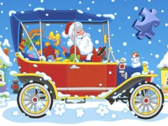Peli Christmas Cars Jigsaw verkossa