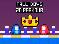 Peli Fall Boys 2D Parkour verkossa