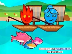Peli FireBoy And WaterGirl Go Fishing verkossa