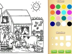 Peli Farm Coloring Book For Kids verkossa